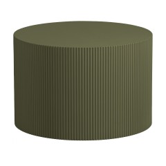 CAFE TABLE ROUND STRIPED MDF KEKI GREEN 60 